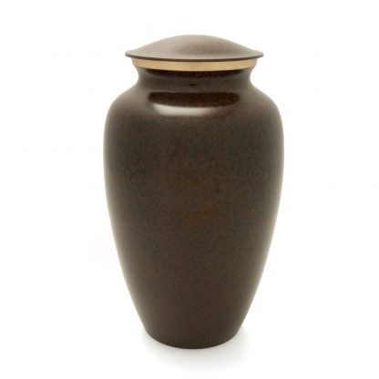 Earth Brown Mausoleum Metal Urn