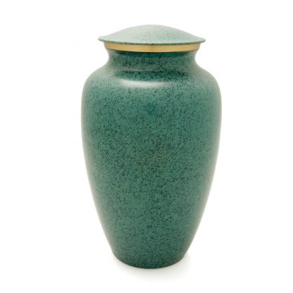 Patina Green Mausoleum Metal Urn