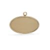 Bronze Oval Urn Pendant