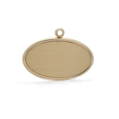 Bronze Oval Urn Pendant