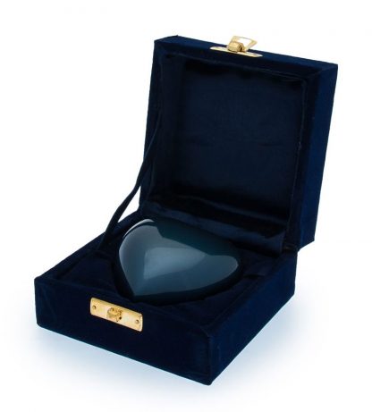 Trinity Midnight Blue Heart Keepsake