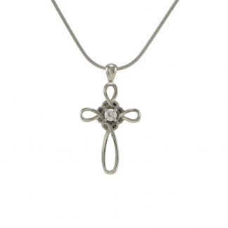 J5131 Pewter Infinity Cross