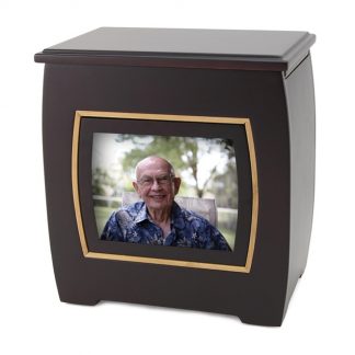 Modern Urn with Photo Frame